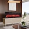 Edendirect 60'' Freestanding and Wall Mounted Electric Fireplace, Black, Multi Color Flame EF452B - alternate 6